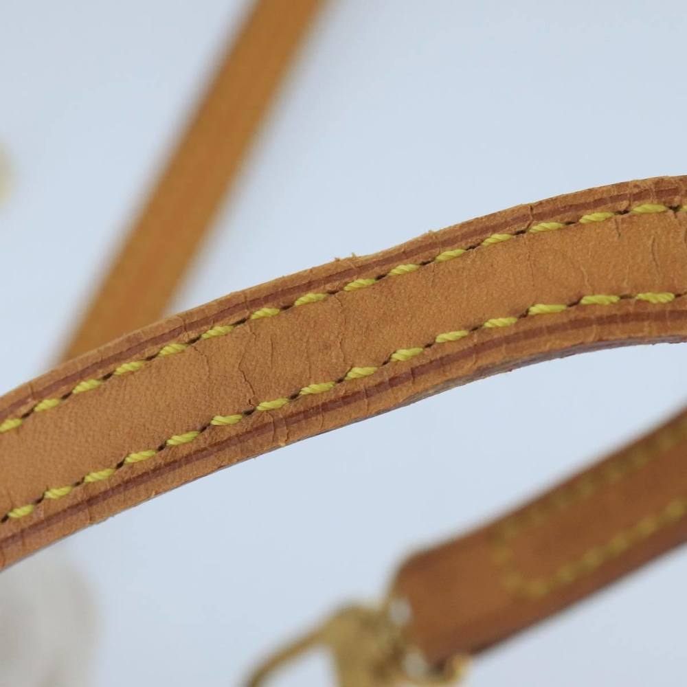 LOUIS VUITTON Shoulder Strap Leather 46.9"" Beige LV Auth ar12885 - Picture 7 of 8